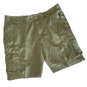 Blue Saks Fifth Avenue Men's  Army Green Cargo Shorts 34